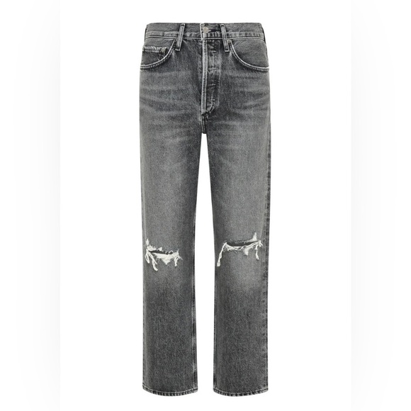 AGOLDE 90's Mid Rise Loose Jeans in Outline - Picture 2 of 12